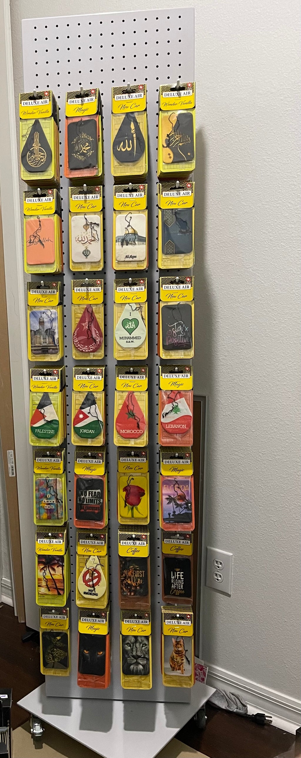 56-Hook 2-sided standing Display