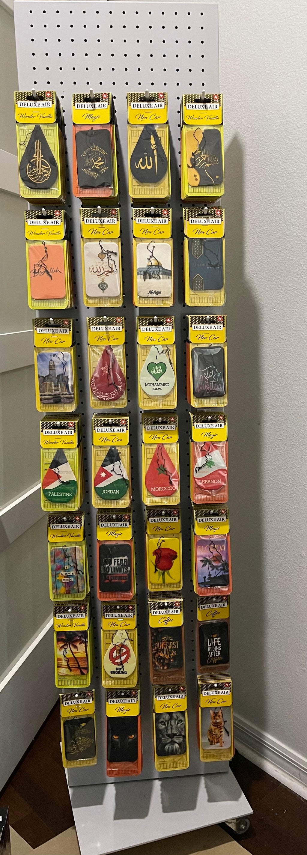 56-Hook 2-sided standing Display