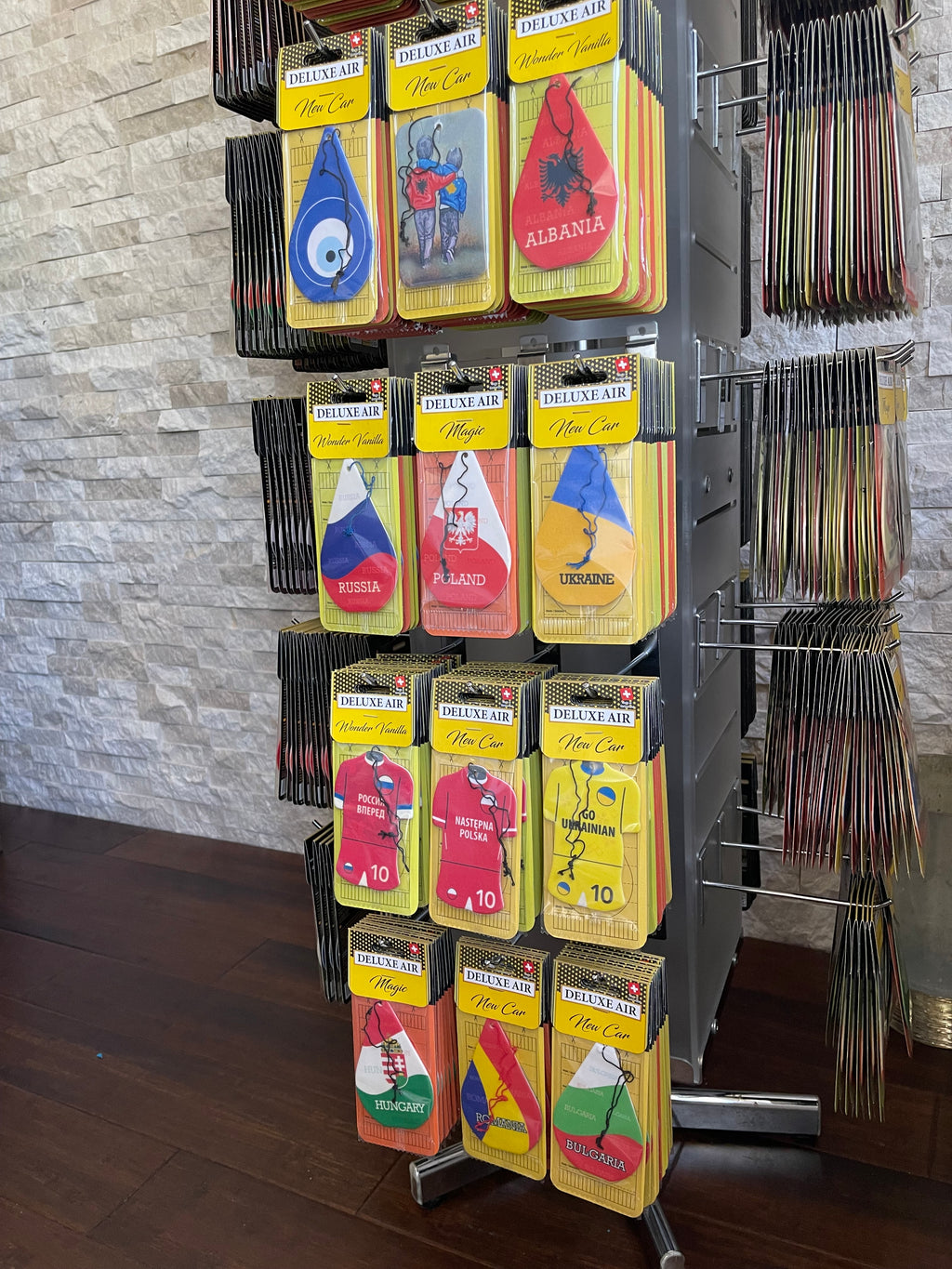 72-Hook 4-sided standing Display