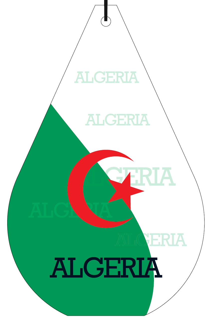 Algiers Flag Air Freshener Wholesale Box (15 pcs)