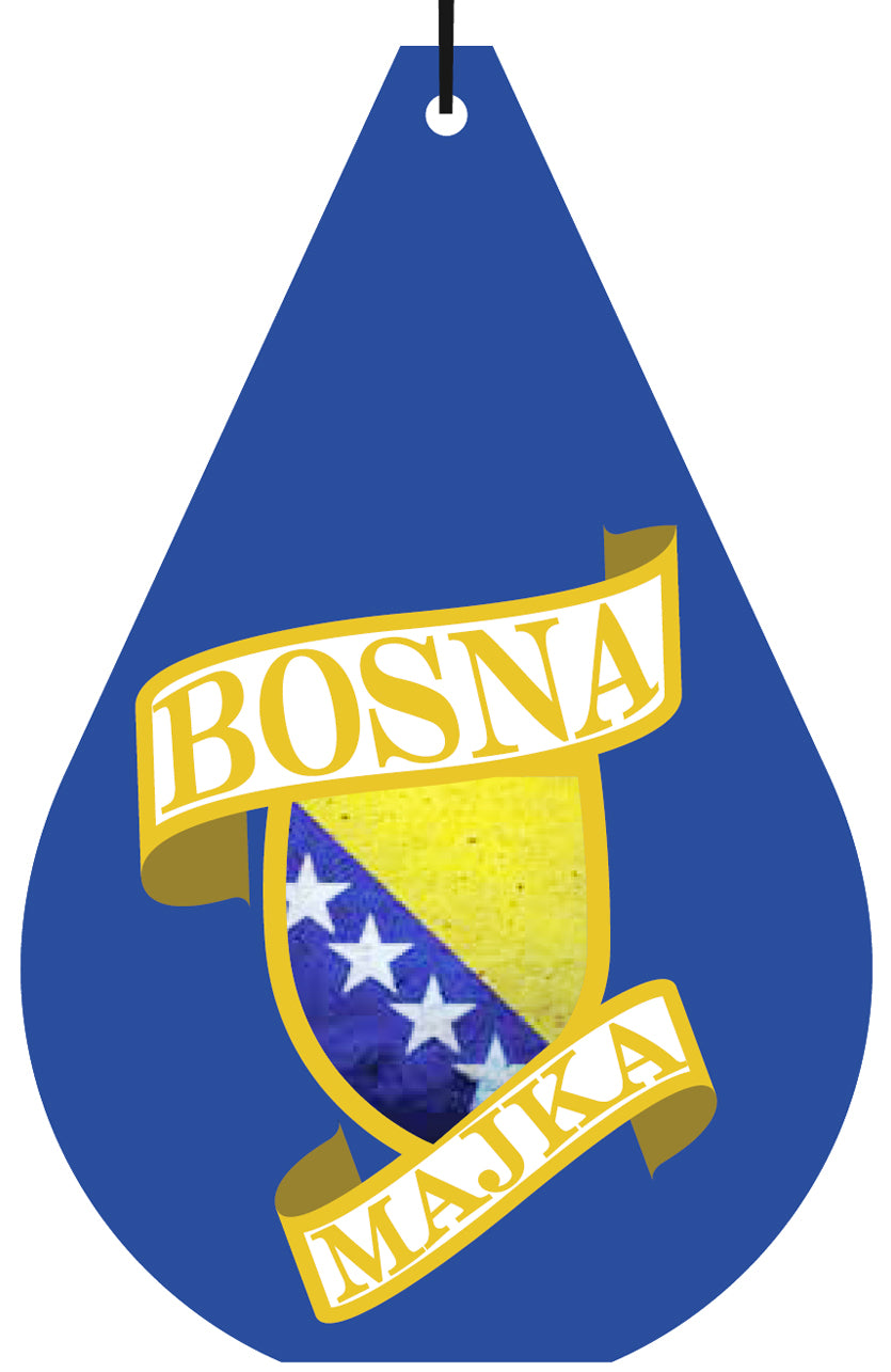 Bosnia Bosna Majka Official Flag Air Freshener Wholesale Box (15 pcs)