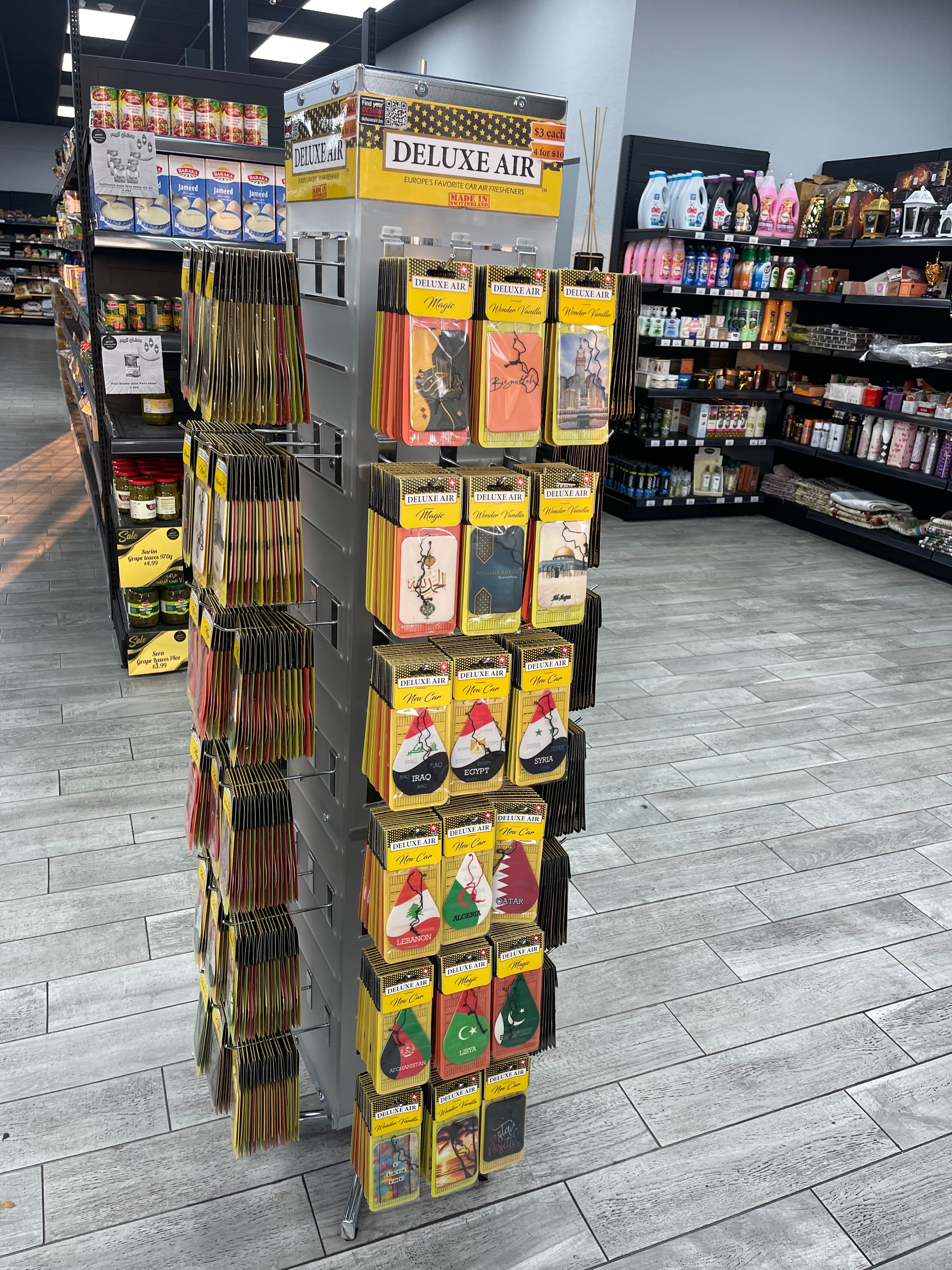 72-Hook 4-sided standing Display