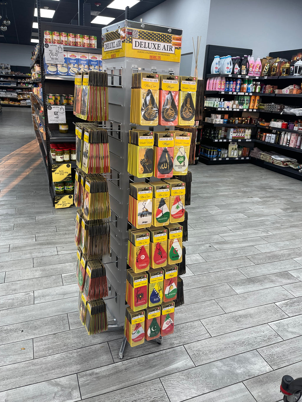 72-Hook 4-sided standing Display