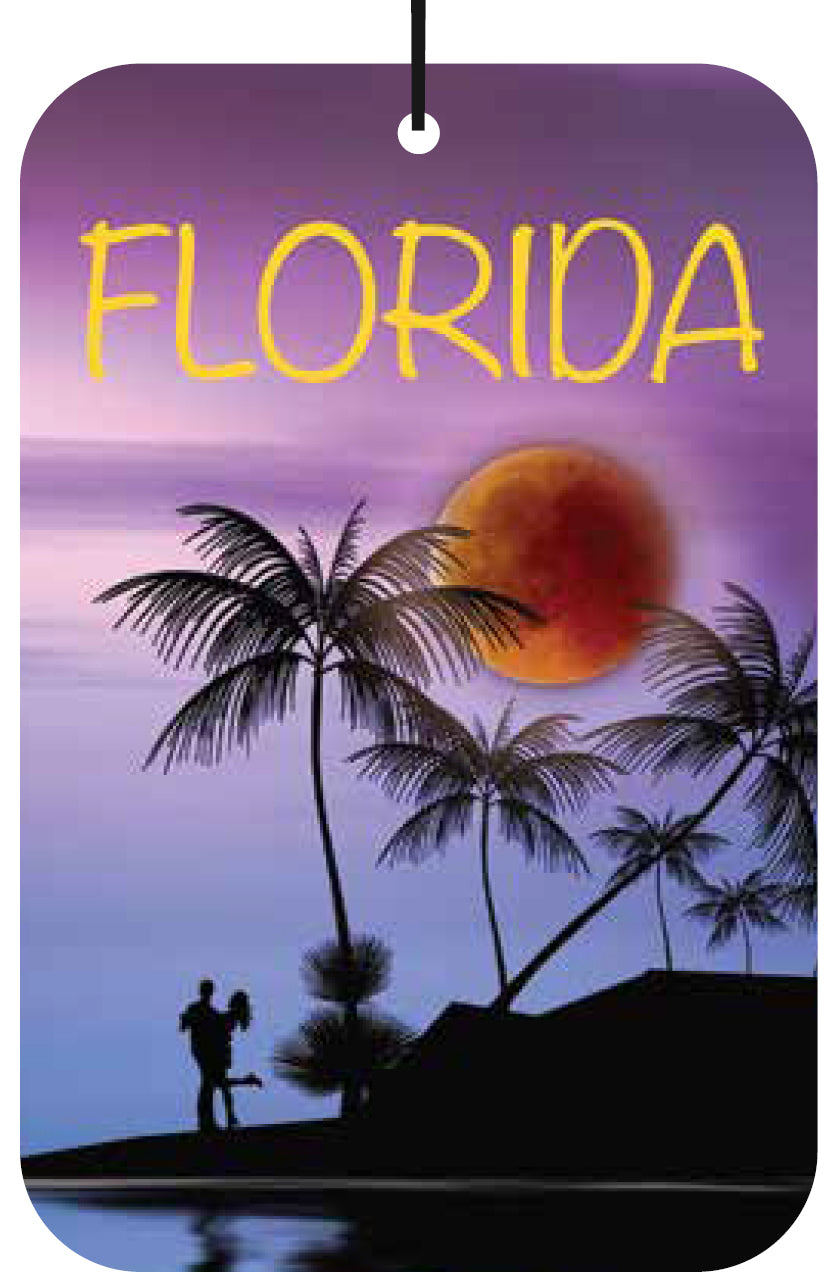 Florida Beach Air Freshener Wholesale Box (15 pcs)