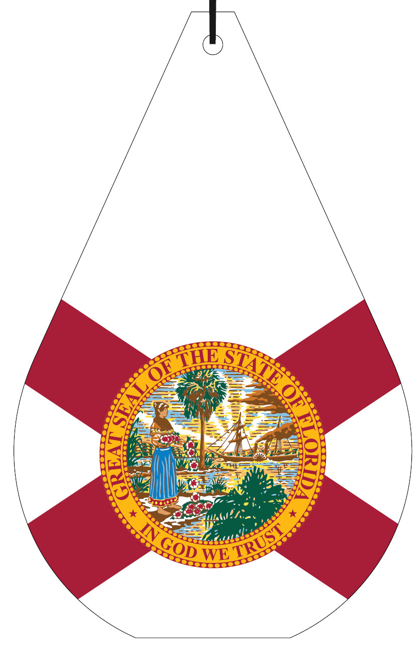 Florida Flag Air Freshener Wholesale Box (15 pcs)