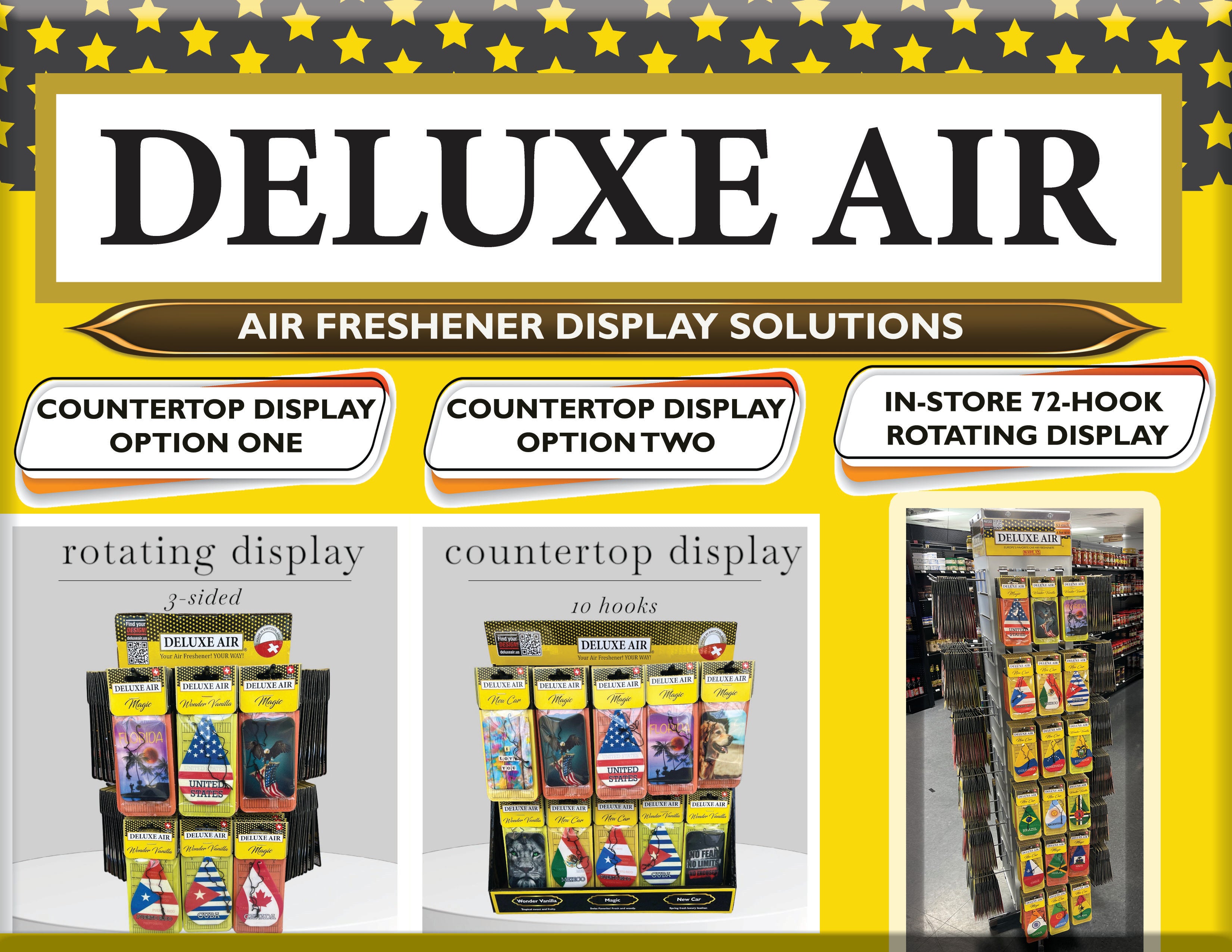 Germany Flag Air Freshener Wholesale Box (15 pcs)