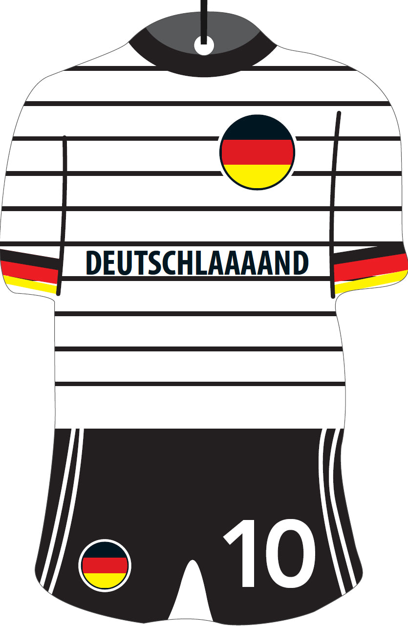 Germany Football Jersey Air Freshener Wholesale Box (15 pcs)