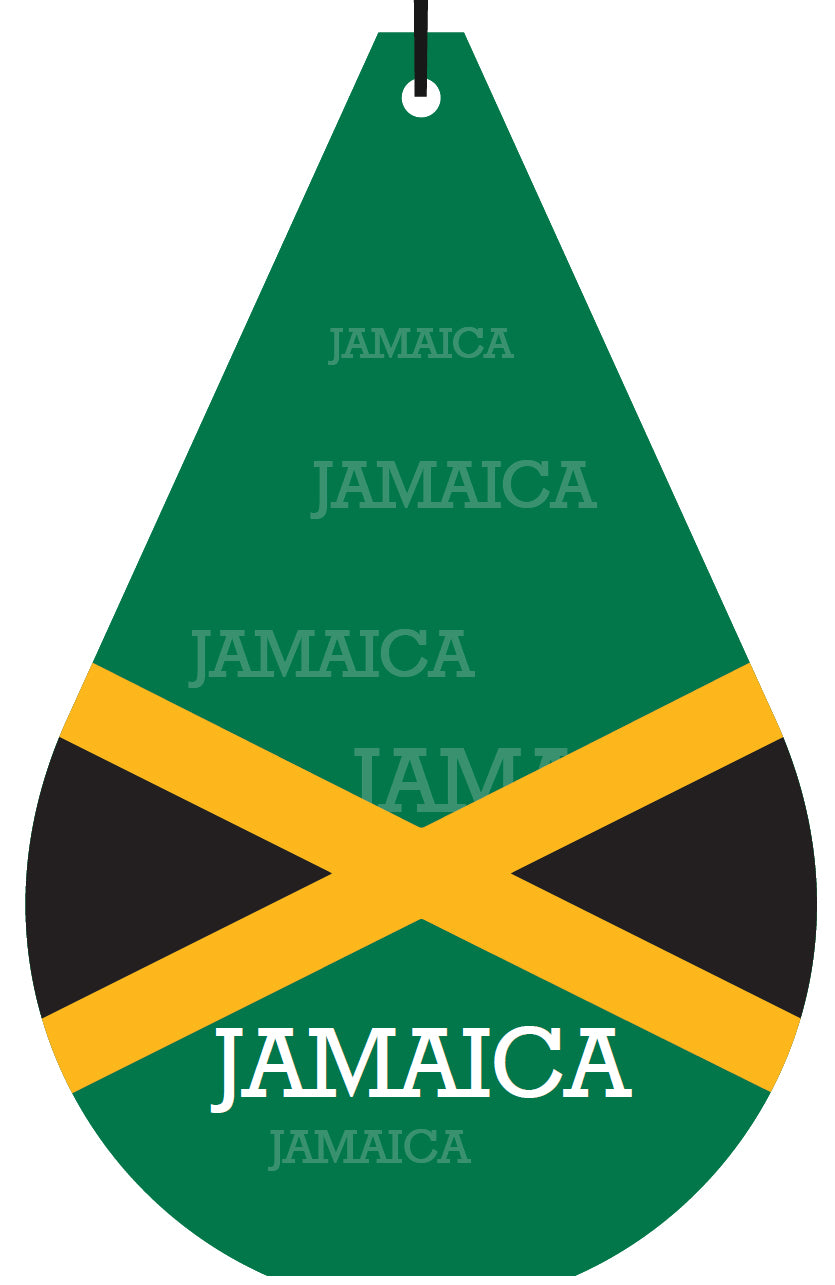 Jamaica Flag Air Freshener Wholesale Box (15 pcs)