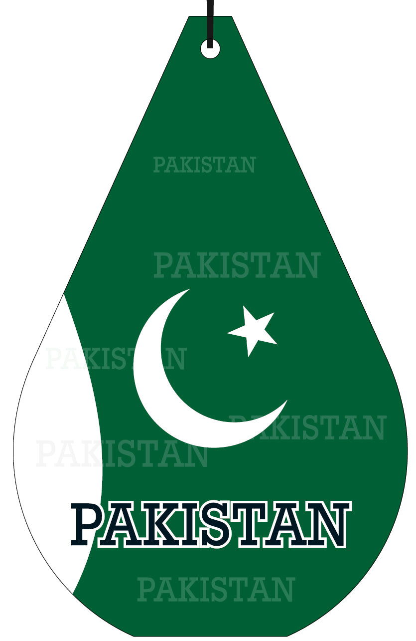 Pakistan Flag Air Freshener Wholesale Box (15 pcs)