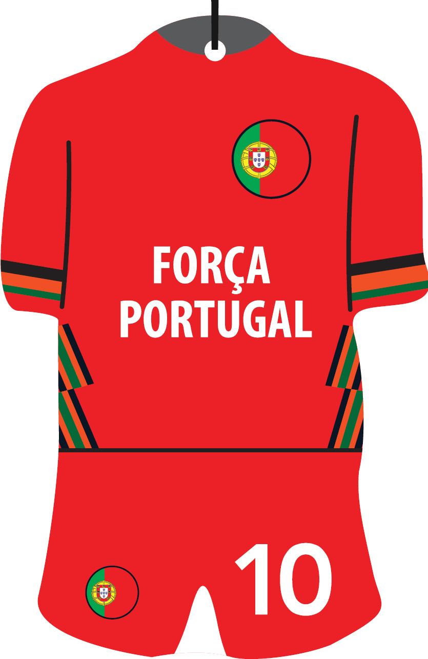 Portugal Football Jersey Air Freshener Wholesale Box (15 pcs)