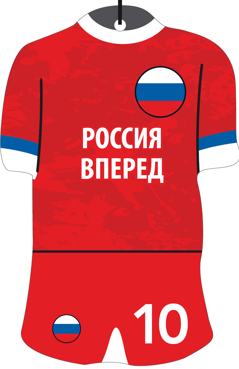 Russia Football Jersey Air Freshener Wholesale Box (15 pcs)