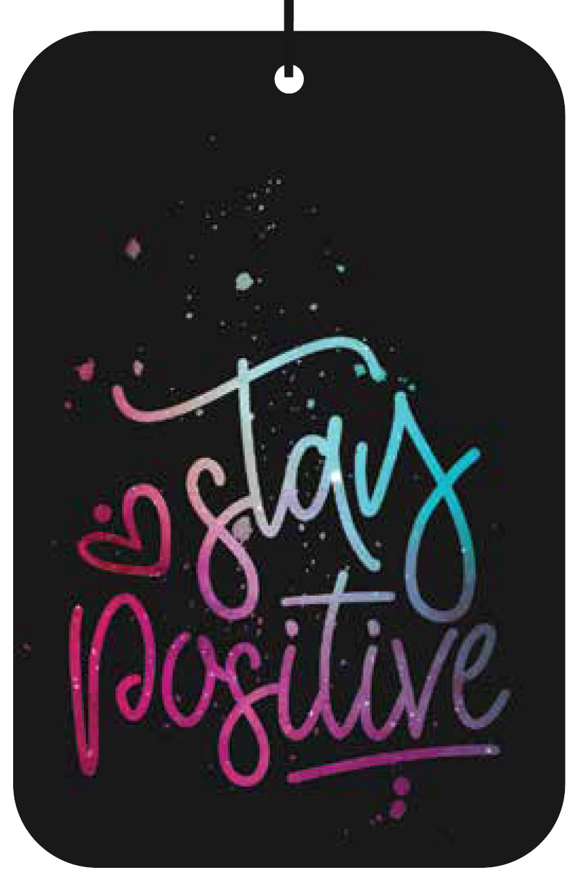 Stay Positive Quote Air Freshener Wholesale Box (15 pcs)