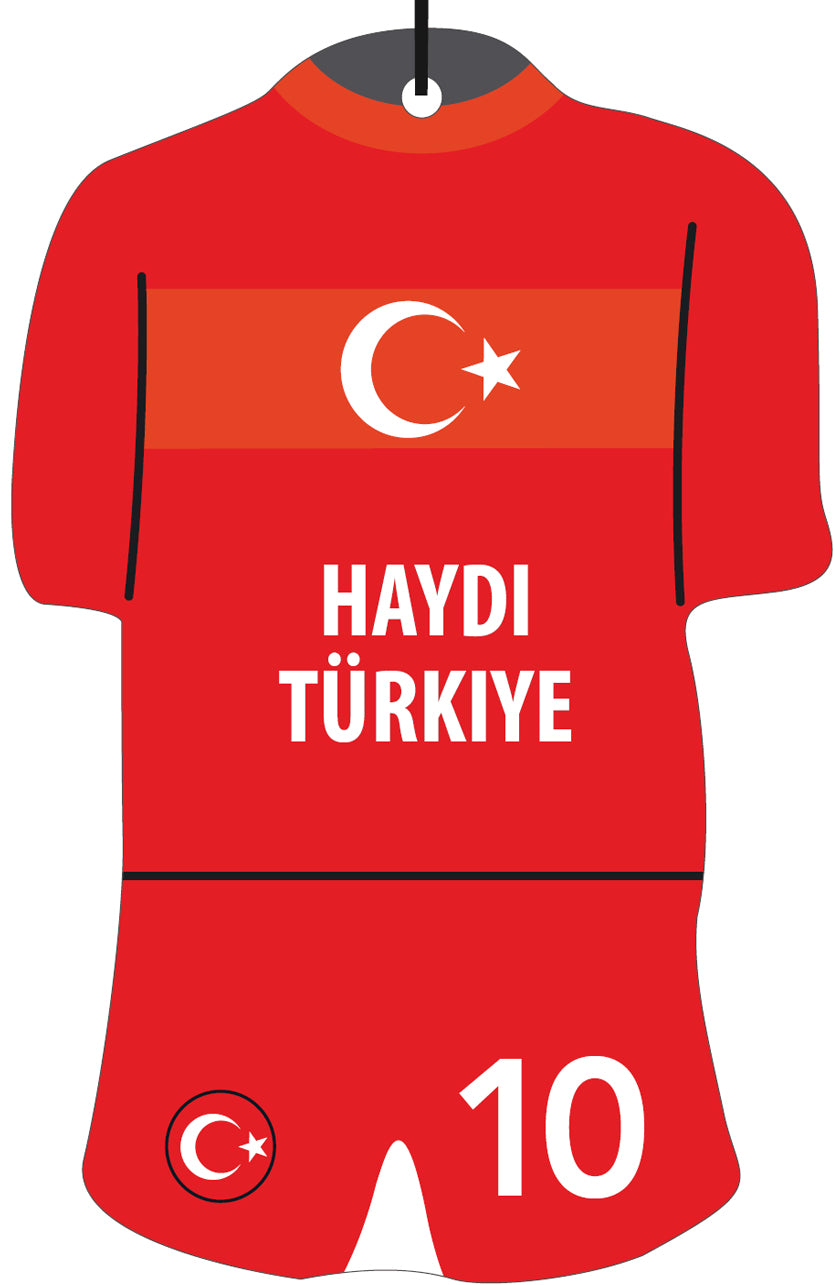 Türkiye Jersey Turkey Soccer Air Freshener Wholesale Box (15 pcs)
