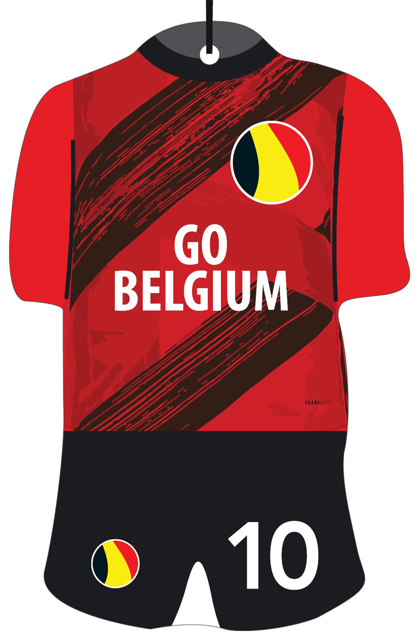 Belgium Football Jersey Air Freshener Wholesale Box (15 pcs)