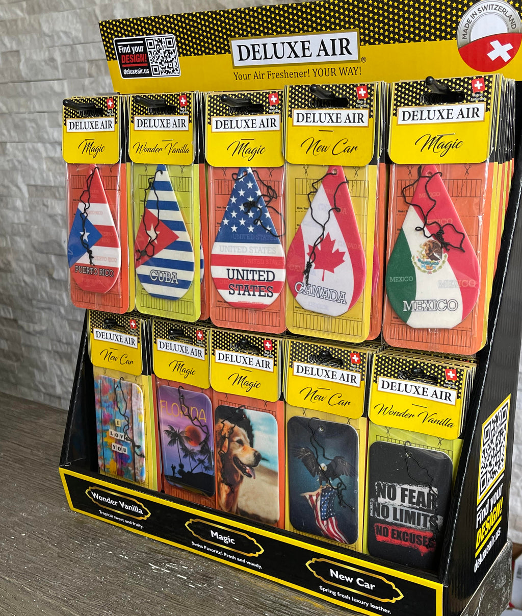 Skenderbeu Red Albania Air Freshener Wholesale Box (15 pcs)