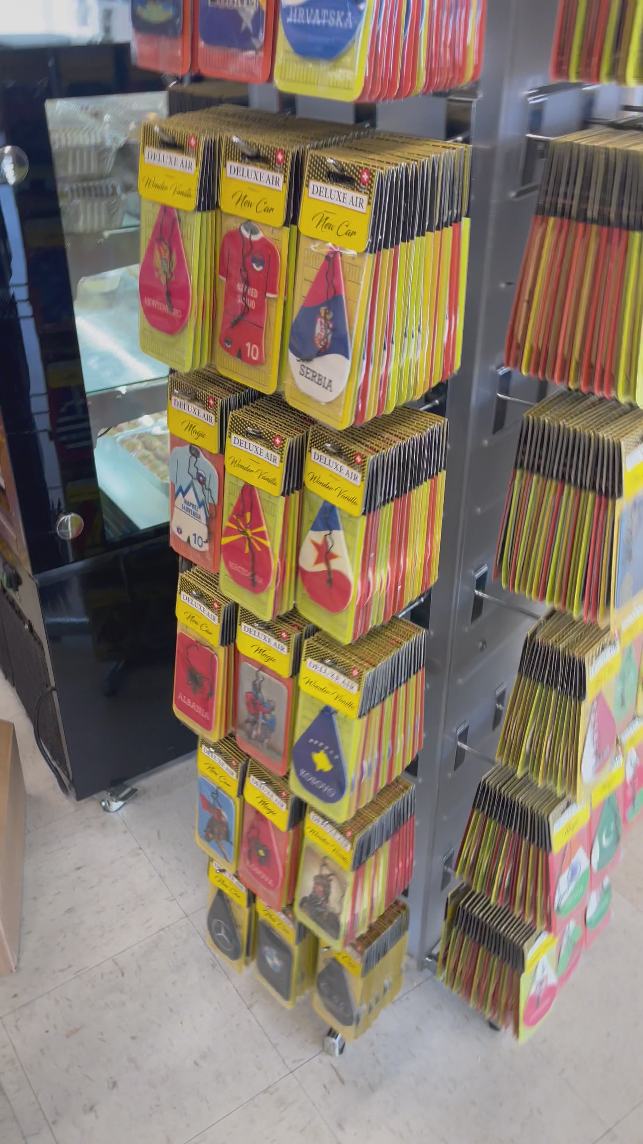 72-Hook 4-sided standing Display